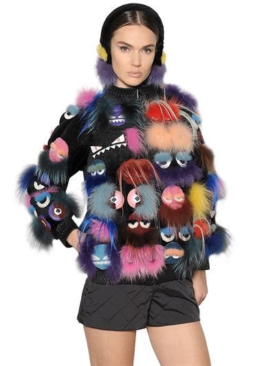 fendi monster collection jacke|Fendi monsters on sale.